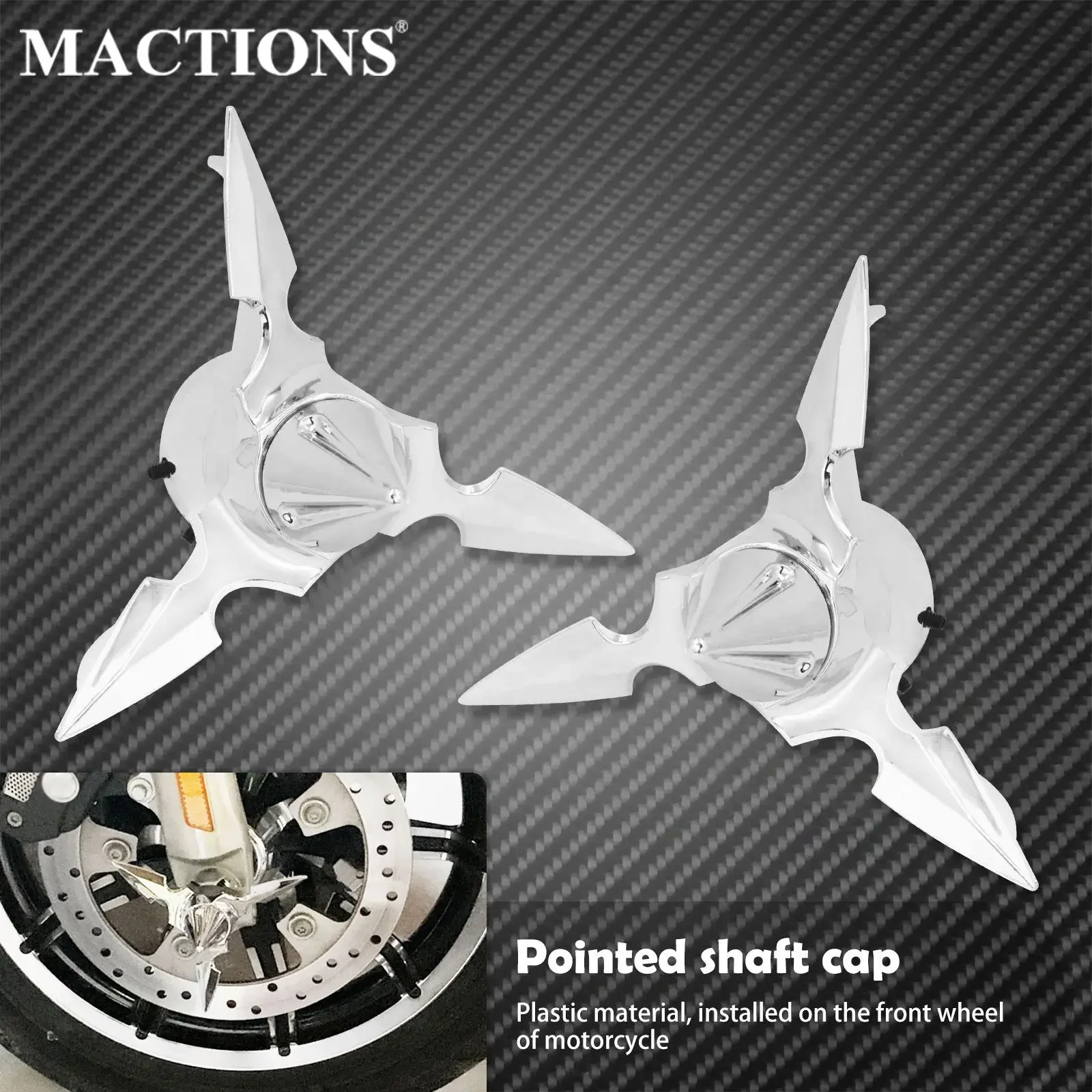 Abu Garcia Reel Revo - Motorcycle Spun Blade Spinning Front Axle