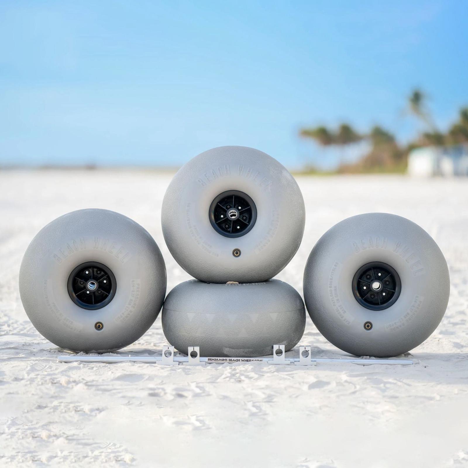 PVC Balloon Wheels for Dinghy  - Fishing Kayak Cart recension och pris
