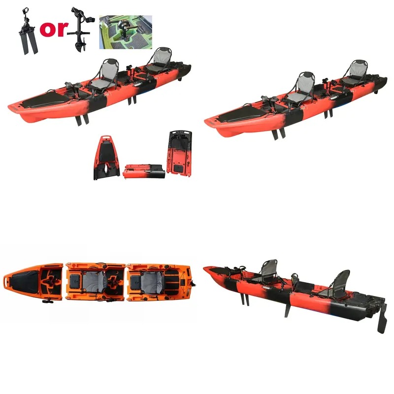 Hot Sale 14FT 2-Person Double  - Fishing Kayak Sit In recension och pris