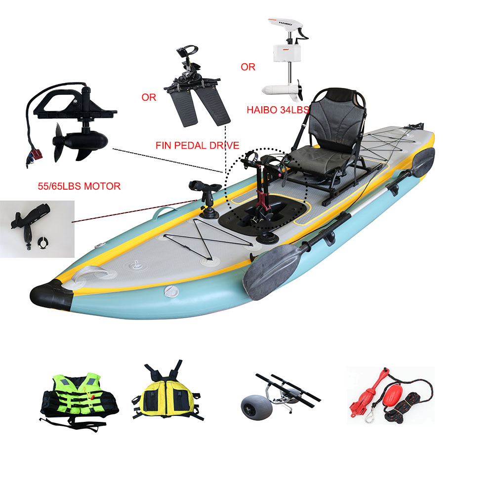Pedal Propulsion Foldable Infl - Fishing Kayak Sit In recension och pris