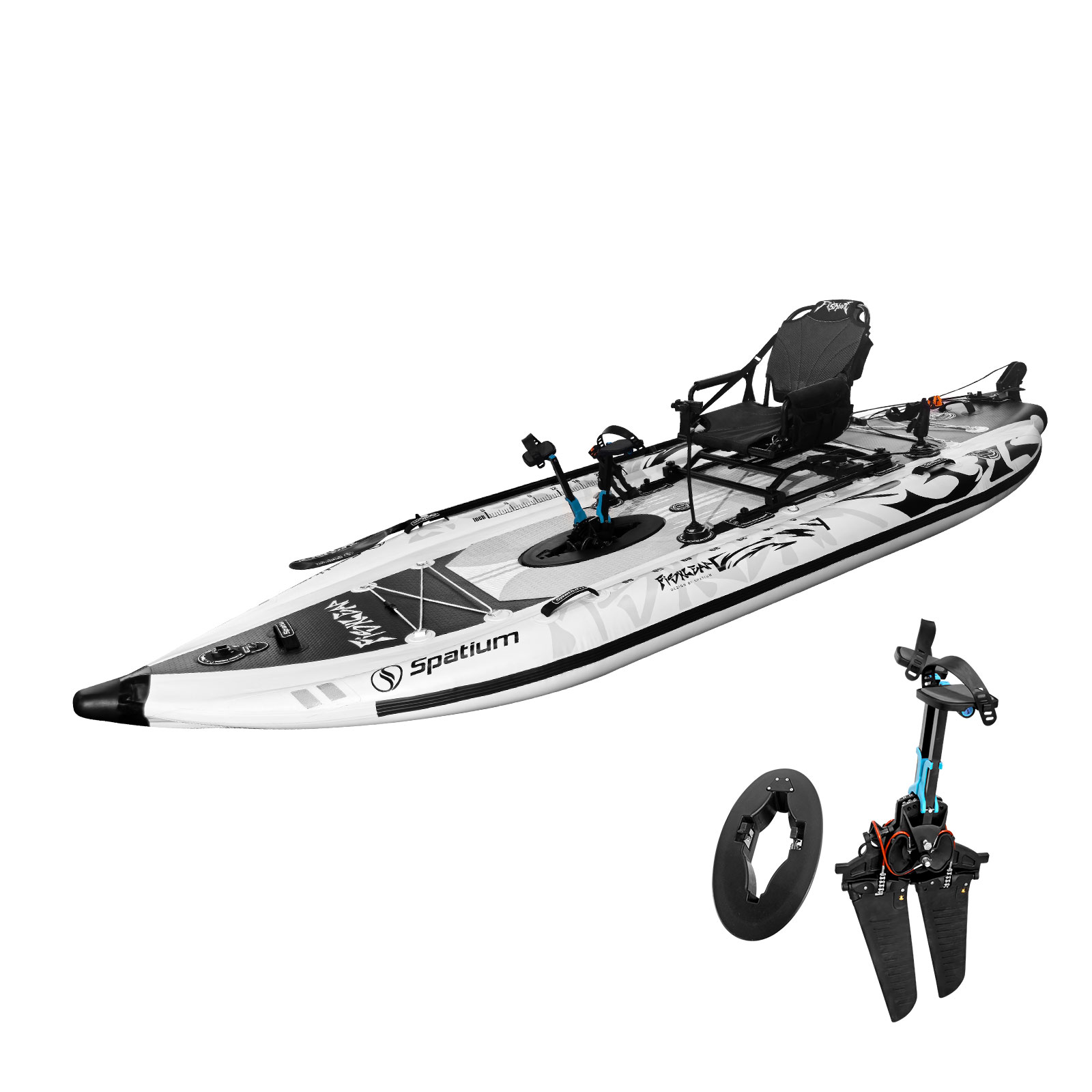 Spatium 11.5ft Flipper Pedal D - Fishing Kayak Seat recension och pris