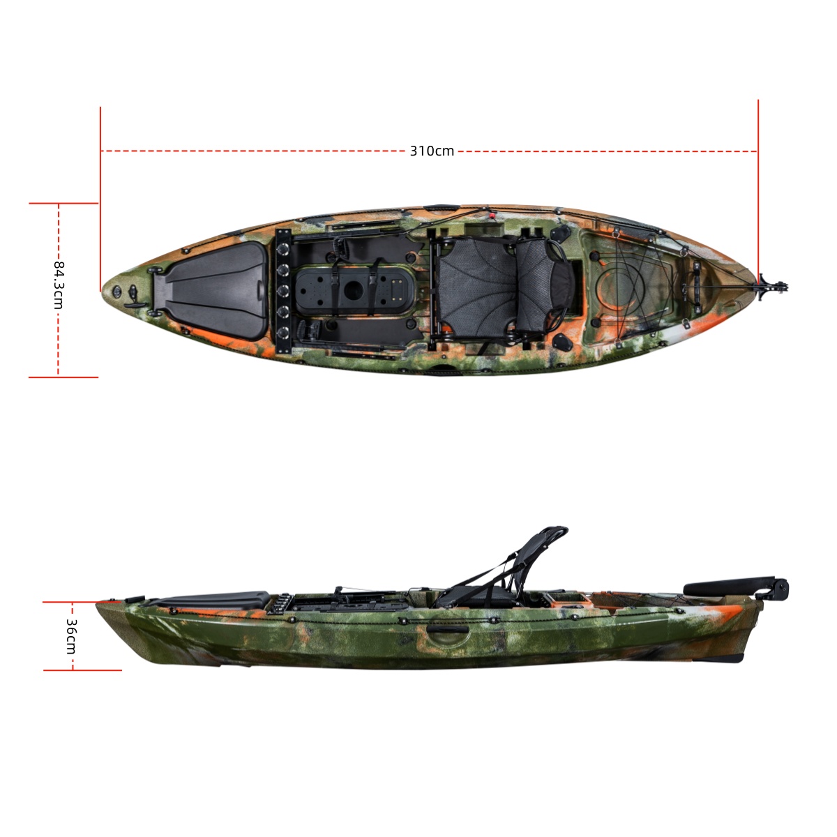 First-class Single Fishing Kay - Fishing Kayak Seat recension och pris